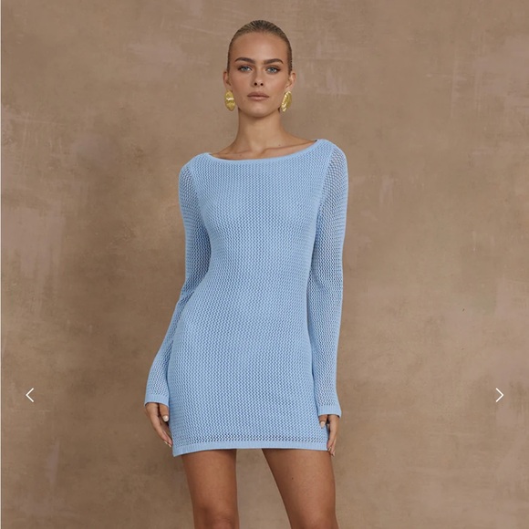 NWT - Runaway The Label Maris mini dress in ice blue never worn - Picture 1 of 5